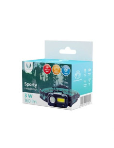 LINTERNA FRONTAL SPORT LED 3+3W 270LUMEN 1200MAH FOREVER 2