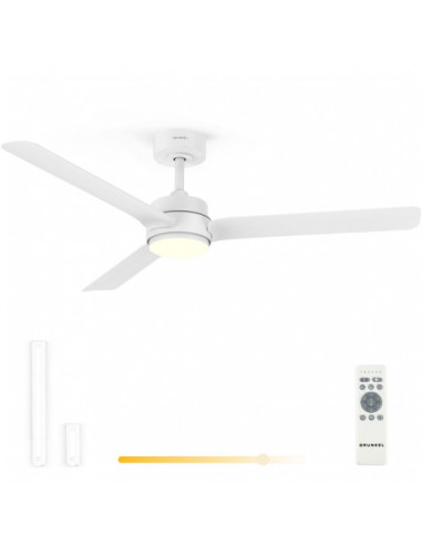 VENTILADOR DE TECHO 30W 52\" CON LED Y MANDO 18W SKYEASY52 GRUNKEL