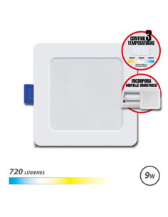 APLIQUE LED TECHO REDONDO 30W 3000LM LUZ FRIA SERIE SATURNO ELBAT