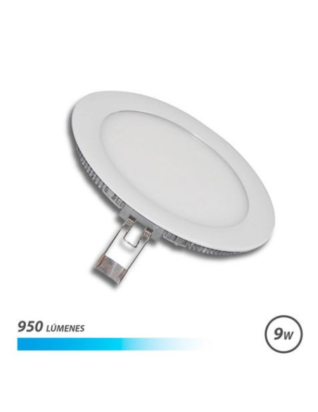 DOWNLIGHT EMPOTRAR ULTRAPLANO LED LUZ FRIA 9W 950LM ELBAT