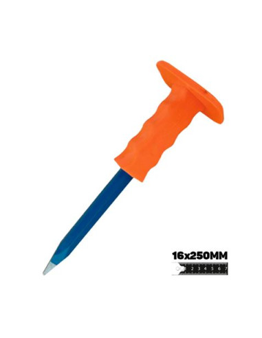 CINCEL CORTAFRÍO PUNTA 16X250MM CON PROTECTOR BLIM