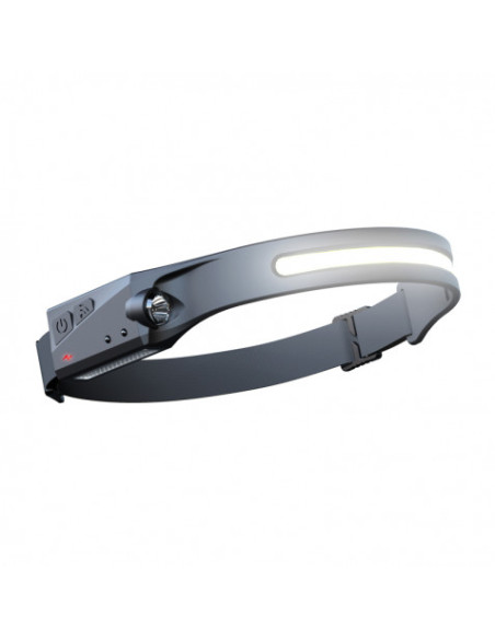 LINTERNA LED DE CABEZA FRONTAL LED 350LM + 200LM Y SENSOR DE MANOS ELBAT