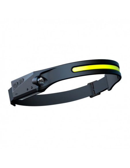 LINTERNA LED DE CABEZA FRONTAL LED 350LM + 200LM Y SENSOR DE MANOS ELBAT