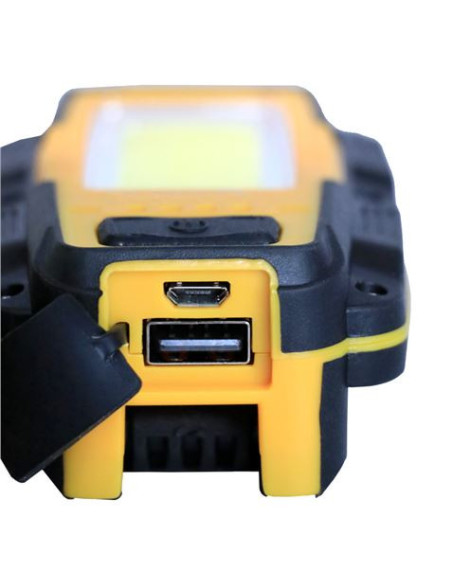 LINTERNA LED RECARGABLE | GANCHO E IMÁN | COB 8W 600LM ELBAT