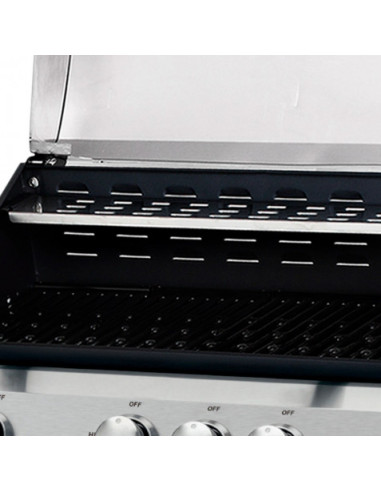 BARBACOA GAS INOX 4 FUEGOS MUVIP