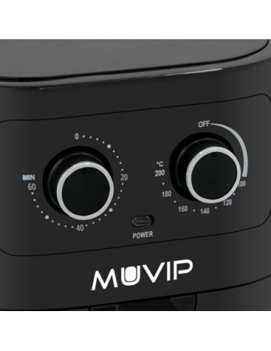 FREIDORA AIRE CALIENTE 4.5 LITROS 1600W MUVIP