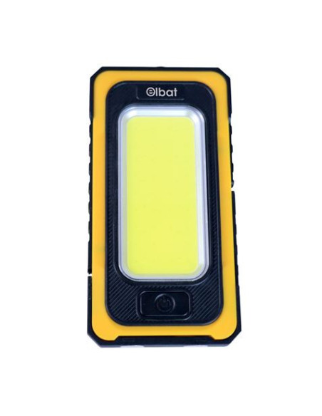 LINTERNA LED SOLAR RECARGABLE | GANCHO E IMÁN | COB 10W 800LM ELBAT