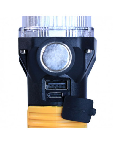 LINTERNA LED RECARGABLE | GANCHO E IMÁN | COB + LED 10W 800LM ELBAT
