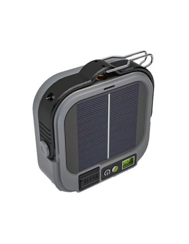 LINTERNA SOLAR DE CAMPING 500LM 12 MODOS, POWERBANK, IPX4 ELBAT