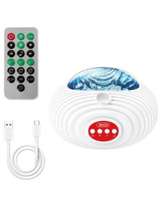 LAMPARA / PROYECTOR LED ESTRELLAS Y GALAXIAS CON ALTAVOZ YH12 XO 2