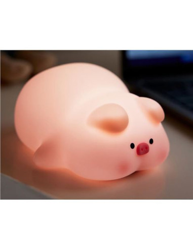 LAMPARA DE NOCHE INFANTIL SOFT PIG 0Z09 XO
