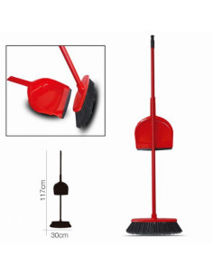 ESCOBA Y RECOGEDOR BENNY ROJO URBAN LIVING