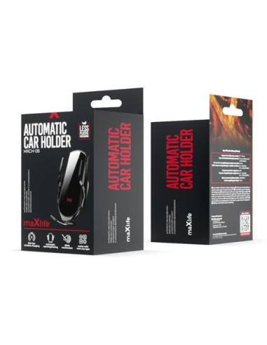 SOPORTE PARA COCHE PARA REJILLA AUTOMATICO INDUCCION MXCH-08 MAXLIFE
