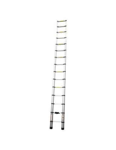 ESCALERA EXTENSIBLE ALUMINIO 14 PELDAÑOS 4.4 METROS MADER