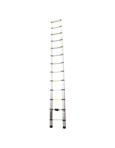 ESCALERA EXTENSIBLE ALUMINIO 12 PELDAÑOS 3.8 METROS MADER