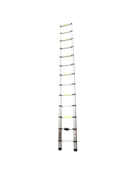 ESCALERA EXTENSIBLE ALUMINIO 12 PELDAÑOS 3.8 METROS MADER