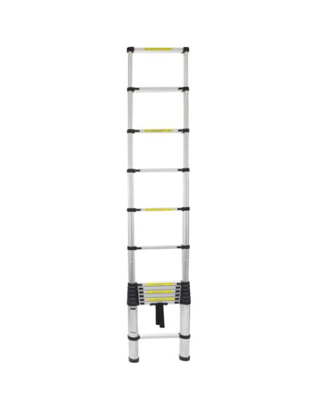 ESCALERA EXTENSIBLE ALUMINIO 12 PELDAÑOS 3.8 METROS MADER