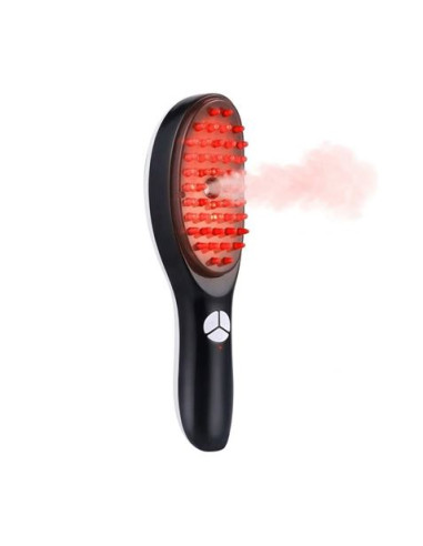CEPILLO PARA MASAJE DE CABEZA CON FUNCION VAPOR Y LUZ NEGRO MARIELLE