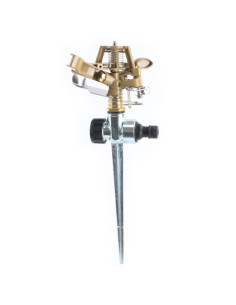ASPERSOR DE RIEGO METÁLICO 360º 3/4\" MADER