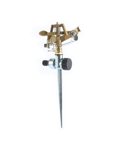 ASPERSOR DE RIEGO METÁLICO 360º 3/4\" MADER