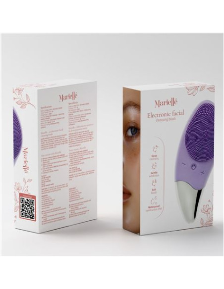 CEPILLO DE LIMPIEZA FACIAL ELECTRONICO MARIELLE MST MORADO