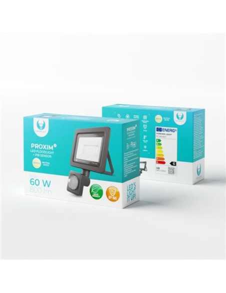 FOCO LED CON SENSOR PROXIM II 10W | 4500K FOREVER