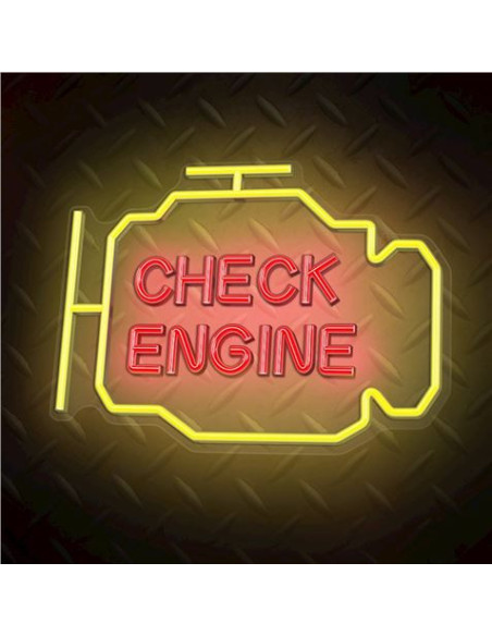 LAMPARA DECORATIVA LED NEO CHECK ENGINE FOREVER