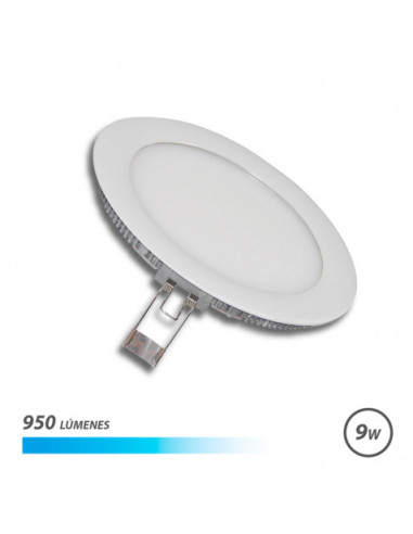 DOWNLIGHT EMPOTRAR ULTRAPLANO LED LUZ FRIA 9W 950LM ELBAT