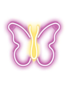 LAMPARA DECORATIVA NEON LED BUTERFLY FOREVER