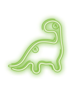 LAMPARA DECORATIVA NEON LED DINOSAURIO FOREVER