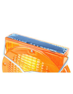 LINTERNA BATERIA DE SEÑALIZACION LED CON PANEL SOLAR MADER 2