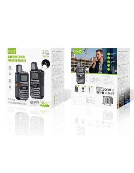 PACK 2 WALKIE-TALKIE GENX 446MHZ 3KM