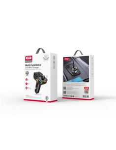 TRANSMISOR FM BCC09 BLUETOOTH + USB + TIPO C 25W XO 2