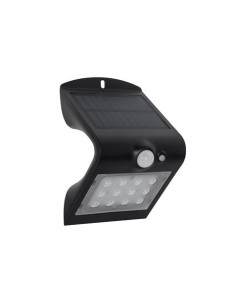 APLIQUE LED SOLAR 1.5W 220LM DOBLE ILUMINACIÓN NEGRO ELBAT