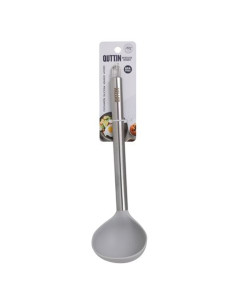CUCHARON DE SILICONA CON MANGO ACERO INOX QUTTIN 2