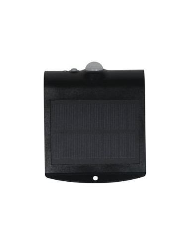 APLIQUE LED SOLAR 1.5W 220LM DOBLE ILUMINACIÓN NEGRO ELBAT