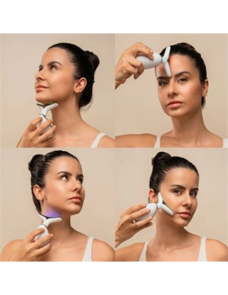 MASAJEADOR FACIAL ELECTRICO PARA CARA Y CUELLO 500mAh INNOVAGOODS