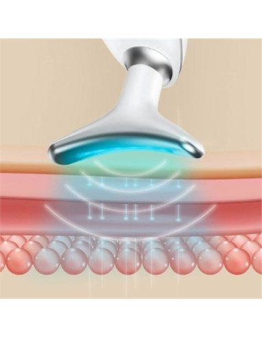 MASAJEADOR FACIAL ELECTRICO PARA CARA Y CUELLO 500mAh INNOVAGOODS