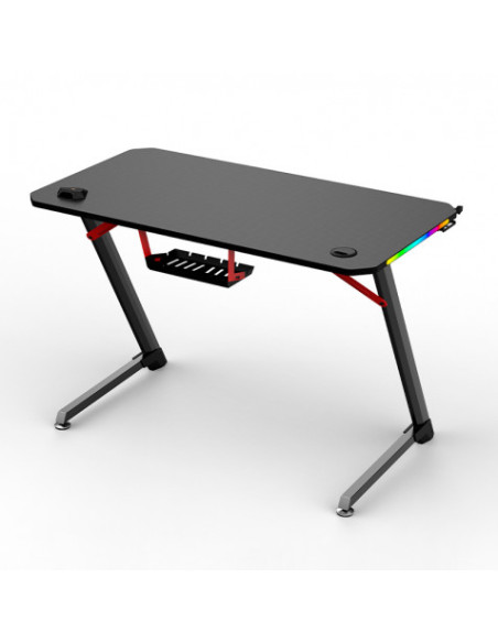 MESA GAMING PRO1700 FIBRA CARBONO LUZ RGB MUVIP
