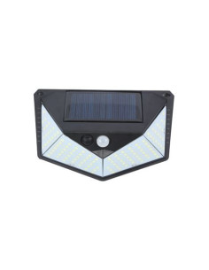 APLIQUE LED SOLAR 250LM ILUMINACIÓN 3 CARAS NEGRO ELBAT