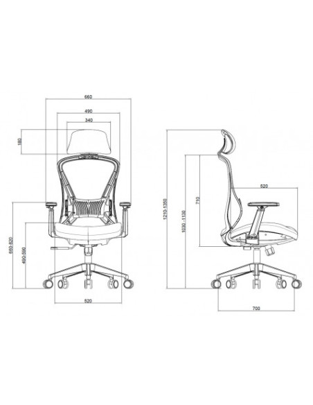 SILLA OFICINA GAMA SENIOR SE4000 CROMAD