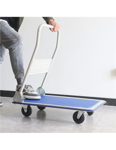 CARRETILLA METALICA PLEGABLE CON RUEDAS MAX 300KG 870X610MM BLIM