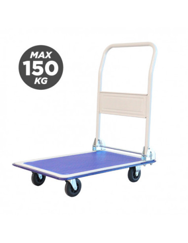 CARRETILLA METALICA PLEGABLE CON RUEDAS MAX 150KG 810X470MM BLIM