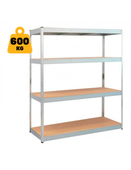 ESTANTERIA GALVANIZADA 4 BALDAS 180X160X60CM BLIM