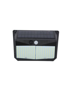 APLIQUE LED SOLAR 250LM ILUMINACIÓN 3 CARAS NEGRO ELBAT 2
