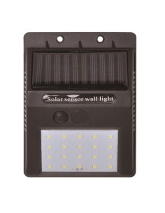 APLIQUE LED SOLAR 30LM NEGRO ELBAT 2