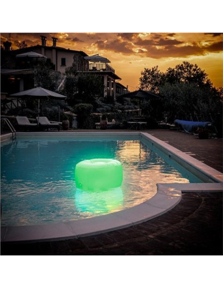 ASIENTO HINCHABLE LED CON MANDO A DISTANCIA |100KG | IP68 | INNOVAGOODS