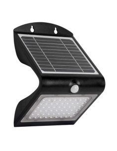 APLIQUE LED SOLAR 4W 500LM DOBLE ILUMINACIÓN NEGRO ELBAT