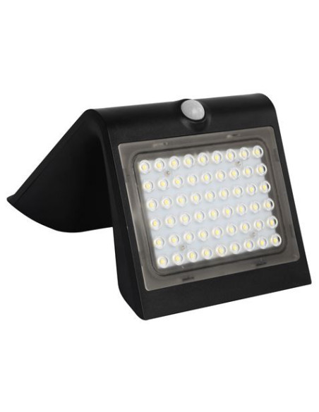 APLIQUE LED SOLAR 4W 500LM DOBLE ILUMINACIÓN NEGRO ELBAT