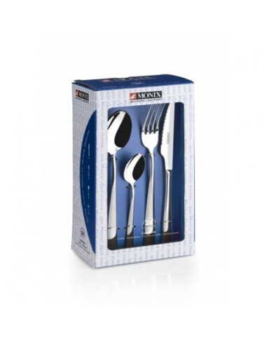SET 24 CUBIERTOS ACERO INOX TRIESTE MONIX
